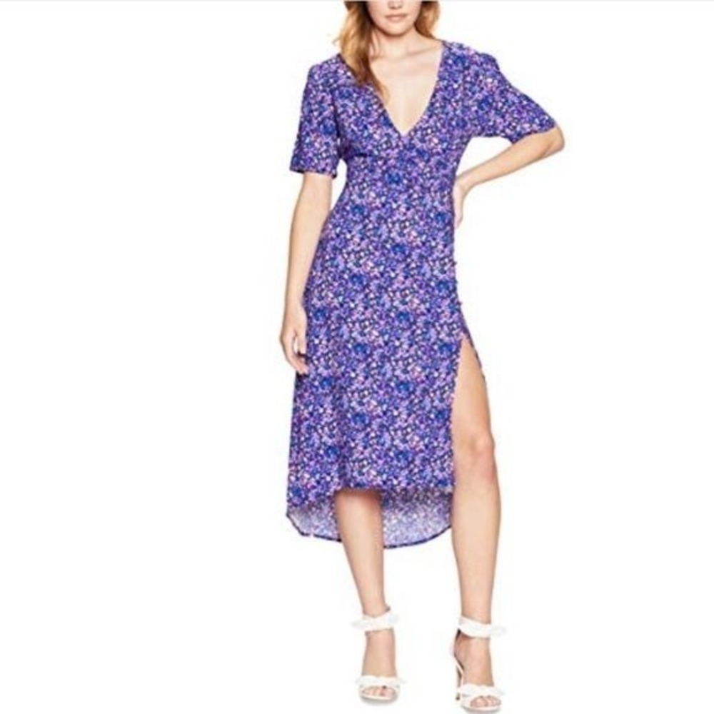 NWT BCBGeneration Faux Button Midi Dress‎ Size 0